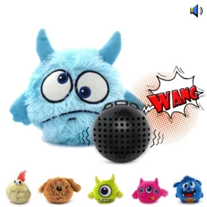 Interactive Monster Plush Giggle Ball Dog Toy