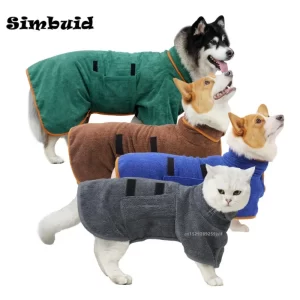 Super Absorbent Pet Microfiber Bathrobe