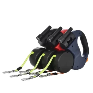 Dual Reflective Retractable 360° Zero Tangle Dog Leash